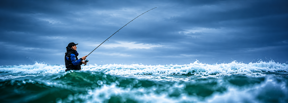 Art of Fishing — Heavy Shore Rods hero