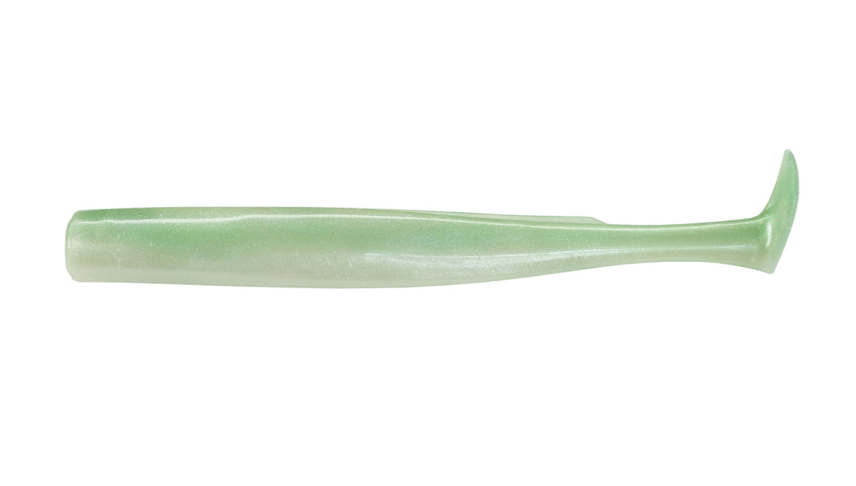 Crazy Paddle Tail 120 (#2) - Pearl Green - Fits All - Bodies