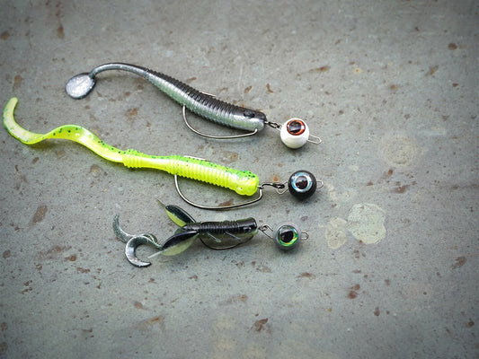 Freestyle Eyed Bottom Jig - Black - 14g